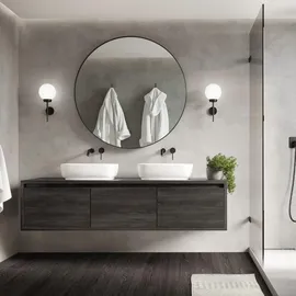 ML-Design Deluxe PVC Bodenbelag, Selbstklebende Vinylboden Eiche Dunkelgrau,