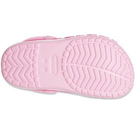 Crocs Bayaband Clogs für Mädchen und Jungen mit Fersenriemen für sicheren Halt 32-33 EU Ballerina Pink/Candy Pink