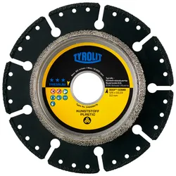 TYROLIT Trenn- und Anfasscheibe DxTxH 125x3x22,23 DCCI Combi, Form: UC3, Art. 34228075