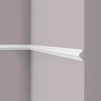 NOEL & MARQUET Wand- und Friesleiste Nmc Wl1 Wallstyl Noel Marquet Zierleiste Stuckleiste Zeitloses Klassisches Design Weiß