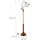 Relaxdays Stehlampe Jugendstil 4000 lm Braun