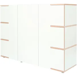 Tojo Sideboard 150 x 110 x 45 cm Weiß