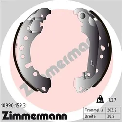 Zimmermann Bremsbacken Satz Handbremse Passend Für Ford Fiesta 10990.159.3: Bremsbackensatz Ford: 2112555 Ford: Kth1bc2200ab A.b.s.: 9389 Ashika: 5500