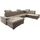 Livetastic Wohnlandschaft, Taupe, Uni, 6-Sitzer, Ottomane rechts, U-Form, 330x212 cm, Made in EU, Liegefunktion, seitenverkehrt erhältlich, Schlafen auf Sitzhöhe, Rücken echt, Armteil links, Wohnzimmer, Sofas - 2 Jahre Gewährleistung - mind.