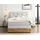 Belanoti MARBO Boxspringbett 140x200 mit Bettkasten 7-Zonen Taschenfederkern Matratze Topper Bett 140x200 Eiche Farbe Weissgrau H2/H3 - Weiß