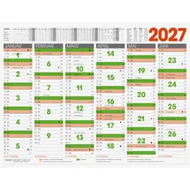 Brunnen Tafelkalender 2027 Wandkalender 65x50cm