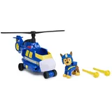 Paw Patrol Air Rescue - Chases Polizei-Rettungshubschrauber mit Geschoss-Abwurf und Chase Fahrzeug), Spielzeug für Kinder ab 3 Jahren