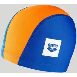 Unix II Stoff Badekappe Kinder 6-12 Jahre - Blue-orange-lightblue - Einheitsgröße