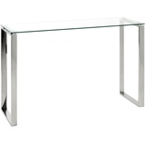 Haku-Möbel HAKU Möbel Konsolentisch Glas silber 120,0 x 40,0 x 78,0 cm