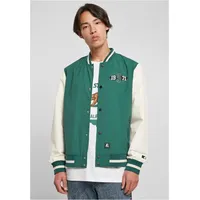 Starter Black Label Collegejacke schwarzfreshgrün M