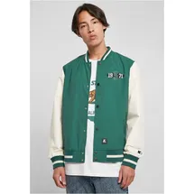 Starter Black Label Collegejacke schwarzfreshgrün M