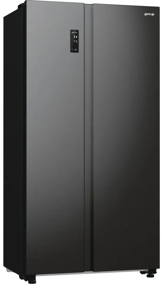 GORENJE Side-by-Side NRR9185DABXL, 178.60 cm hoch, 91.50 cm breit schwarz