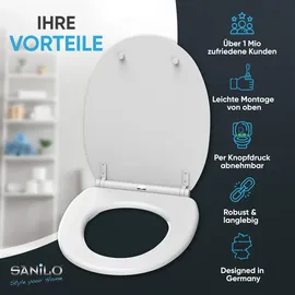 Sanilo Basic mit Absenkautomatik Weiß