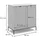 Vicco Eliza 80 x 81,2 x 42 cm Grau