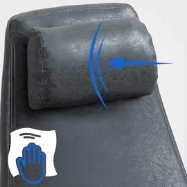 CLP Pocatello Kunstleder Antik Schwarz