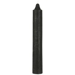 IB Laursen Dickere Rustikale Stabkerze 25 cm, Ø 3,8 cm, Höhe 25 cm, Ø 3,8 cm, schwarz