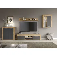 INOSIGN Wohnwand »Aosta, 4-tlg., best. aus: Highboard, Lowboard, Wandboard