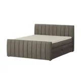 Switch Boxspringbett mit Bettkasten Carina ¦ braun ¦ Maße (cm): B: 191 H: 112