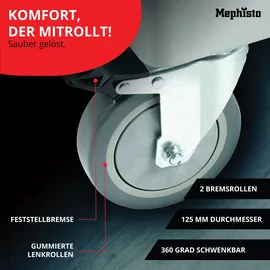 Mephisto XXL Werkzeugwagen mit 8 Schubladen mit Werkzeug inkl. Rollgabelschlüssel