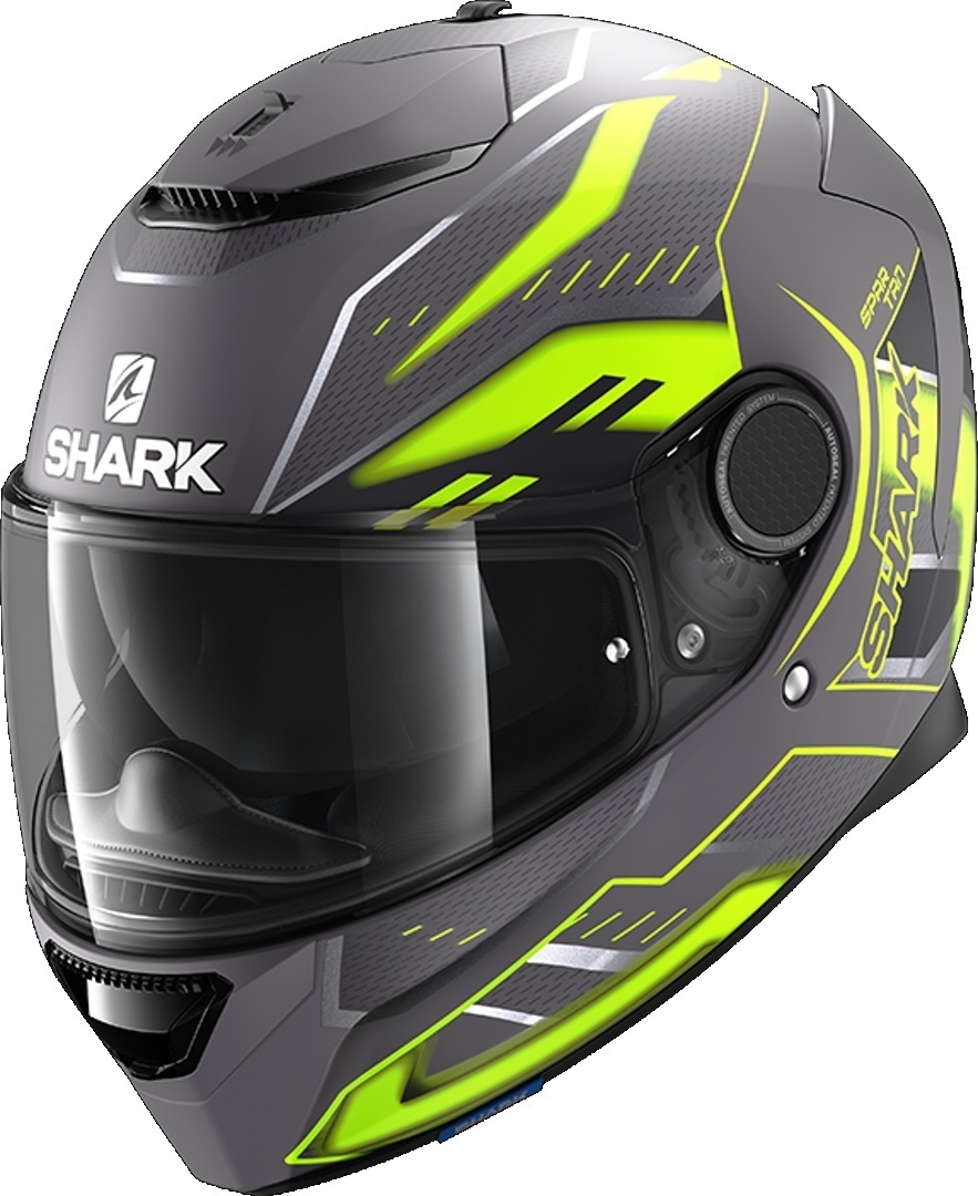 Shark Spartan Antheon Helm, grau, Größe 2XL für Männer