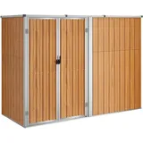 vidaXL, Gartenhaus + Gartenschrank, Preston