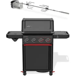 Weber Spirit EP-435R GBS Stealth  inkl. Drehspieß Seitenkocher und 2 Sear Zones