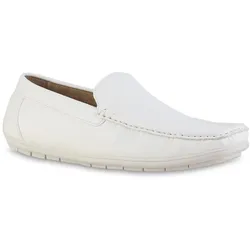 Herren Mokassins in Weiss
