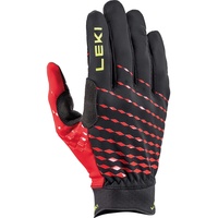 Leki Ultra Trail Breeze Handschuhe Black-red-Neonyellow, EU 10