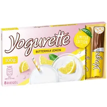 yogorette Yogurette Buttermilch Lemon Limited Edition 8 Sommer Riegel 100g