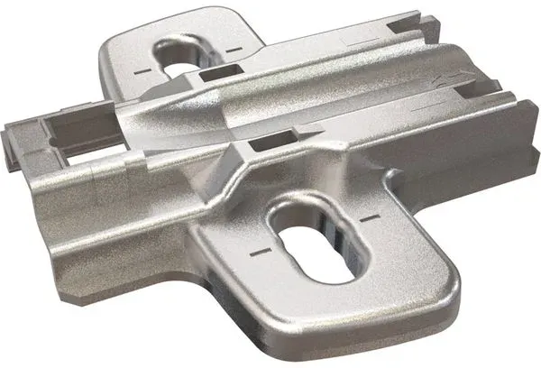 HETTICH Anschraub - Kreuzmontageplatte - 3 mm , D3