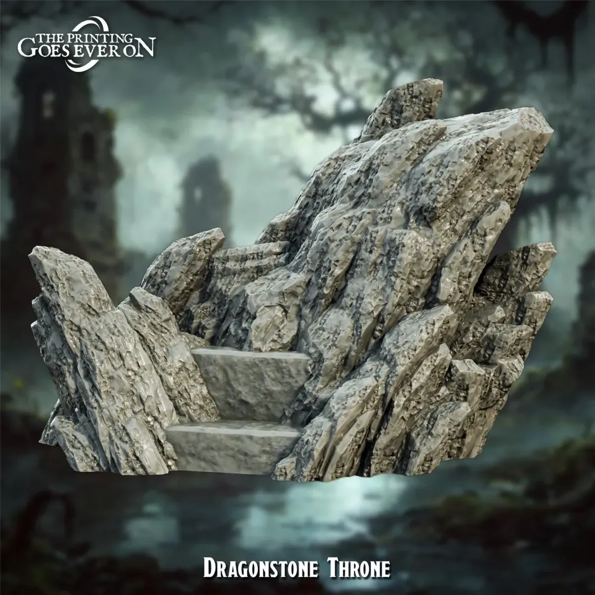 Dragonstone Throne aus Beowulf's Deceit von The Printing Goes Ever On