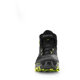 Alpinestars CR-X Drystar Schwarz/Dunkelgrau/Neongelb 45,5