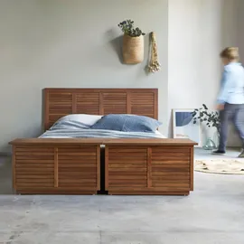 Tikamoon Sitzbank Loggia Beige 80 x 40 cm