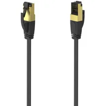 Hama 00200691 Netzwerkkabel, CAT-8, 40 Gbit/s, S/FTP geschirmt, halogenfrei, 0,50 m