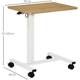 Homcom Schreibtisch Spanplatte, Stahl