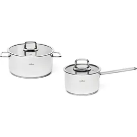 Excelsa Le Grand Chef Topf-Set 10-tlg. Kochtopf + Kasserolle