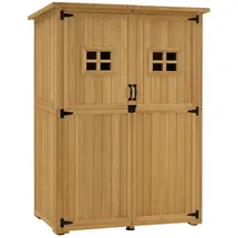 MCombo Gartenschrank 1,27 x 0,59 m Natur