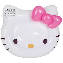Happy People - Luftmatratze - Hello Kitty (140x120cm) Floater Schwimmtier mit aufblasbarer Schleife
