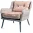 TexDeko Gartenpolster 70 x 70 x 12 cm beige 2-tlg.