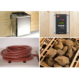 Weka Salo inkl. 7,5 kW Bio-Kombiofen + ext. Steuerung