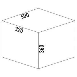 Naber Cox Base K1 27,5 l Hellgrau
