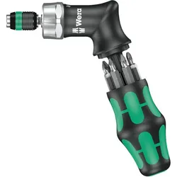 Wera Kraftform Kompakt Pistol RA Kombi-Schrauber mit 6 Bits