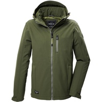 G.I.G.A. DX Herren Softshelljacke/Outdoorjacke mit abzippbarer Kapuze GW 29 MN SFTSHLL JCKT, dunkeloliv, 3XL,