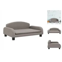 vidaXL Kindersofa Taupe 70x45x30 cm Stoff