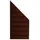Andrewex Sichtschutzelement Goch 90 x 180 cm Braun Holz