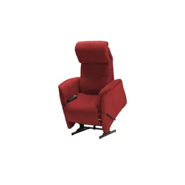 Hukla Relaxsessel Pierre Flachgewebe 75 x 108 x 87 cm Rot elektrisch
