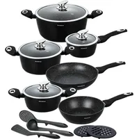 Klausberg Topf-Set 15-tlg. Kochtopf + Pfanne