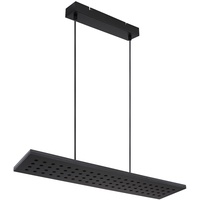 GLOBO led Hängeleuchte Pendelleuchte Esstischleuchte Wohnzimmerlampe, Metall schwarz Holz, 3 Stufen Dimmer Memoryfunktion, 40W 2000lm 3000K