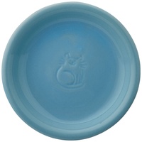 Nobby Katzen Keramik Milchschale, hellblau, Ø14 x 2 cm, 0,1 ltr.