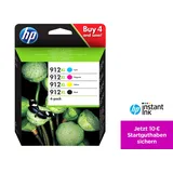 HP Original 912XL Druckerpatronen - 4er Multipack (3YP34AE)